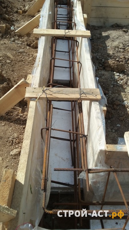 Строительство свайно-ростверкого фундамента с устройством подвала из блоков ФБС для деревянного одноэтажного дома с мансардой в Ступино и Кашире