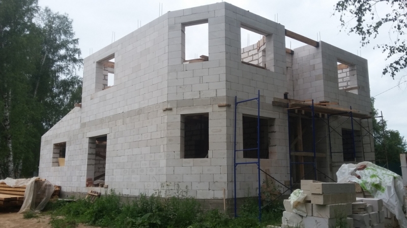 Построить двухэтажный дом из газосиликатных блоков в Ступинском районе